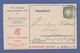 Bayern Privat-Anzeigenkartenbrief 5 Pfg Wappen 1907 Echt Gel. In Top-Erhaltung ! - Other & Unclassified