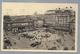 BE.- BRUSSEL. BRUXELLES. GARE DU NORD ET PLACE ROGIER. 1935. Stamp. Exposition Universelle Wereldtentoon Old Cars. Tram. - Spoorwegen, Stations