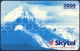 MONGOLIA SKYTEL 2000 UNITS PRE-PAID REMOTE MEMORY PHONECARD TELECARTE MOUNTAINS PERFECT - Mongolei