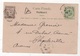 HAINAUT - CP ANIMEE ERQUELINNES - RUE DE LA GARE - EDITION G. RONDETTE ? JEUMONT N° 4023 - CIRCULEE TAXEE EN 1905 - Erquelinnes