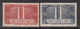 1936 Yvert Nº 316 / 317  MNH - Neufs