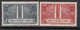 1936 Yvert Nº 316 / 317  MNH - Nuovi