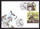 Ukraine 2019 FDC SET FD COVER EUROPA CEPT National Birds Of Ukraine White Stork Oriental Nightingale #590 - Ukraine