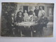 Carte Photo à Identifier Femme Homme Mode En Terrasse Buvant Un Verre - Photographie