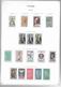 Delcampe - TUNISIE  - 1956/1979 - COLLECTION SUR 54 FEUILLES D'ALBUM + 2 PLAQUETTES * MHL COMPLETE SAUF BLOC N°16 - COTE = 910 EUR. - Tunisie (1956-...)