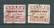 Nauru 1935 KGV Silver Jubilee Overprints 2 Lower Values Attractive Used , One With Natural Paper Wrinkle - Nauru