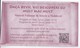 Moldova , Moldavie ,  National Museum Of History , Museum Ticket , 2018 , Used - Tickets D'entrée