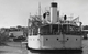 (RECTO / VERSO) BAC A ACCOSTAGE LE CORDOUAN EN 1960 - ROYAN - N° 129 - BELLE FLAMME - FORMAT CPA VOYAGEE - 17 - Ferries