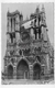 (RECTO / VERSO) AMIENS EN 1951 - N° 1 - LA CATHEDRALE - TRACE DE PAPIER AU RECTO - BEAU CACHET - FORMAT CPA VOYAGEE - Amiens