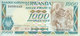 RWANDA 1000 FRANCS 1988 P-21 UNC */* - Ruanda