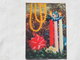 3d 3 D Lenticular Stereo Postcard Christmas Candles Toppan Japan 1980    A 190 - Stereoscope Cards