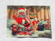 3d 3 D Lenticular Stereo Postcard Christmas Santa Claus  Toppan Japan    A 190 - Stereoskopie