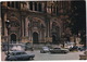 Malaga: 4x RENAULT DAUPHINE, FIAT-SEAT 600, MORRIS OXFORD V - Catedral, Fachada Principal - (Espana/Spain) - Toerisme