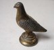 Lot. 1026. Petit Pigeon En Fer Doré. - Art Populaire