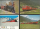 Delcampe - Chemin De Fer Zermatt - St Moritz, Furka-Oberalp-Bahn, Lot De 96 Cartes Couleurs Modernes (3) - Trains