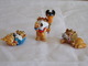 Figurines ( 3 ) Kinder " Famille Chat " - Other & Unclassified