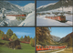 Chemin De Fer Zermatt - St Moritz, Furka-Oberalp-Bahn, Lot De 84 Cartes Couleurs Modernes (3) - Trains