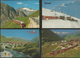 Chemin De Fer Zermatt - St Moritz, Furka-Oberalp-Bahn, Lot De 84 Cartes Couleurs Modernes (3) - Trains