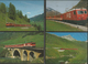 Delcampe - Chemin De Fer Zermatt - St Moritz, Furka-Oberalp-Bahn, Lot De 84 Cartes Couleurs Modernes (3) - Trains