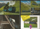 Delcampe - Chemin De Fer Zermatt - St Moritz, Furka-Oberalp-Bahn, Lot De 84 Cartes Couleurs Modernes (3) - Trains