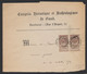 Fine Barbe - N°55 En Paire Sur Bande Imprimée "Congrès Historique Et Achéologique De Gand" Vers La Ville. - 1893-1900 Thin Beard