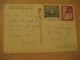 NEW YORK 1954 To Zurich Switzerland 2 Stamp On Headquarters Post Card UNITED NATIONS UN USA - Lettres & Documents