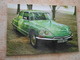 Grande Repro Automobile Cartonnée Et Plastifiée : Voiture CITROEN DS Verte Immatriculée 78 - Automobiles