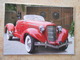 Grande Repro Automobile Cartonnée Et Plastifiée : AUBURN BOATTAIL SPEEDSTER RED 1935- - Coches