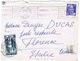 COURRIER  DIJON VERS FLORENCE TAXE DE POSTE RESTANTE EN ARRIVEE - 1921-1960: Periodo Moderno