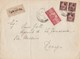 Busta - Raccomandata 100 Lire Democratica - 1946-60: Storia Postale