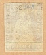 * TIMBRE NEUF 1854 EXPERTISSE . MARCHAND C/.S.B.K. Nr:22A. MICHEL Nr:13Ib. PAPIER MINCE FILS DE SOIE VERT .* - Unused Stamps