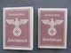 LUXEMBOURG, 2x Carnet De Travail WW2 - Deutsches Reich, Arbeitsbuch, HOVELANGE, LUXEMBOURG, ETTELBRÜCK - 1940-1944 Deutsche Besatzung