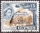 CYPRUS 1960 35m Brownish Bistre & Deep Indigo SG192b Fine Used - Cyprus (...-1960)