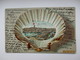 TURKEY   SALUT DE CONSTANTINOPLE  PONT DE GALATA , SEA SHELL , RUSSIA ODESSA SS MAIL , OLD POSTCARD   , O - Turkey