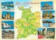 Cartes Géographiques - Nouvelle Carte De L' ILLE ET VILAINE - 35 - 9 Sites Touristiques - Cpm - Vierge - - Carte Geografiche