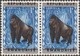 Delcampe - Rwanda 1964 COB 57. 8 Timbres En 4 Paires. Essais De Surcharges. Singe, Gorille - Gorilla's