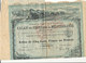 TITRE  -COMPAGNIE DE CHEMIN DE FER D'ALAIS AU RHONE A LA MEDITERANEE ACTION DE CINQ CENTS FRANCS  1870 -34 COUPONS - Industrial