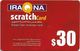 Iraq - Iraqna - Scratchcard Red, Exp. 01.08.2005, Prepaid 30$, (Type #2), Used - Iraq