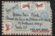 Madagascar Lettre Par Avion Tananarive Le 17/11/1949 Cachets Bleus Pour Paris Le N° 308 Et 310 X2   B/TB - Covers & Documents