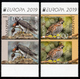 BULGARIA/Bulgarien EUROPA 2019 "National Birds" Set 2v+Label And Minisheet** - 2019