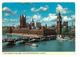 Inghilterra England London The Houses Of Parliament And Westminster Bridge Viaggiata 1981 Condizioni Come Da Scansione - Houses Of Parliament