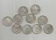 1 LOT DE 10 PIECES 2 FRANCS ARGENT DEBUT XX° - Autres & Non Classés