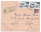 (C17) - Y&T N° 1313 X2 +1352 LETTRE RECOMMANDEE ECOLE MILITAIRE AUTUN => DIJON 1963 - Briefe U. Dokumente