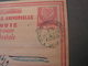 Türkei Alte Karte 1889 Blau Cds .nach Pless - Postal Stationery