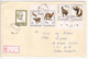 Albanie To Moldova , Animals , Used Cover - Albania