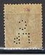 (1F 722) FRANCE // YVERT 137 SEMEUSE  // PERFIN / PERFORE LPC // 1907-20 - Otros & Sin Clasificación