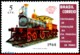 Ref. BR-1109-Q BRAZIL 1968 RAILWAYS, TRAINS, CENT.OF THE SAO PAULO, RAILROAD, OLD LOCOMOTIVE, BLOCK MNH 4V Sc# 1109 - Eisenbahnen