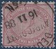 Allemagne N°43 2 Mark Lilas Obl Elsaas Cachet Allemand Ambulant Rond Ligne DEUTSCH/Avricourt  RRR - Used Stamps