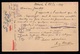 LUXEMBOURG - VARIETE - MARIE ADELAIDE / 1919 SURCHARGE DEPLACEE SUR ENTIER POSTAL VOYAGE  (ref 5719e) - 1914-24 Marie-Adelaide
