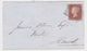 Great Britain-1848 1d Red On White Paper Jedburgh, Scotland Cover To Hawick - Lettres & Documents